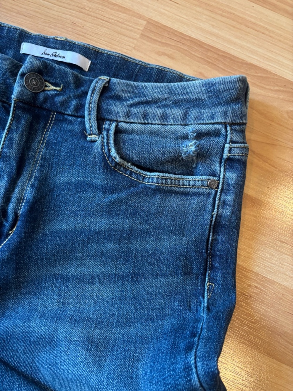 Sam Edelman High Rise Flare Jeans - Picture 7 of 11